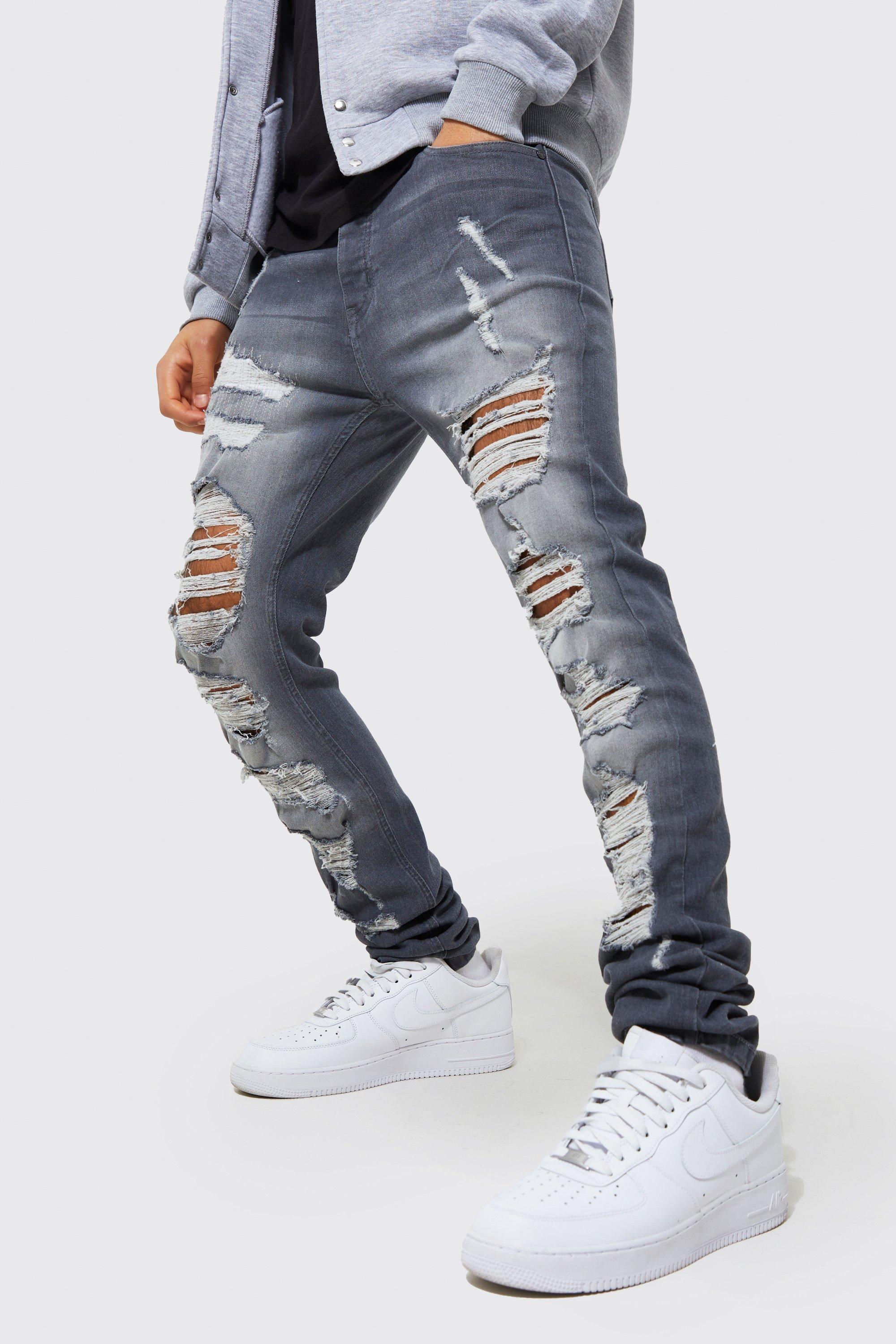 Boohooman hot sale ripped jeans